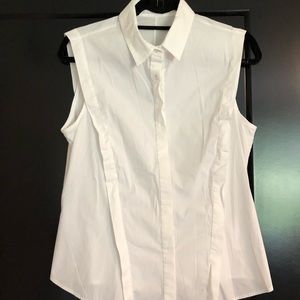 Sleeveless Anne Fontaine button down s 44 (8/10US)